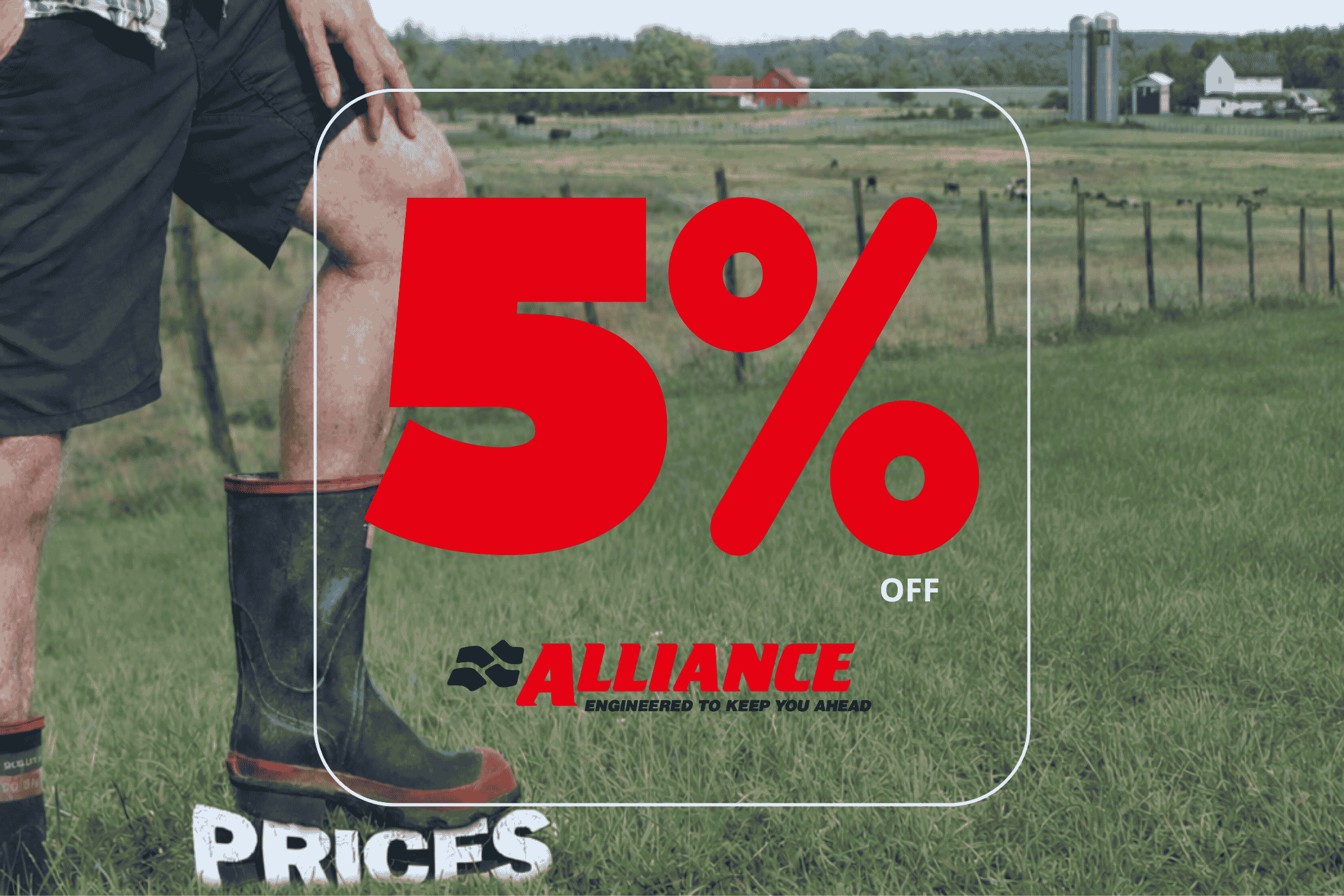 Alliance 5% off promotion
